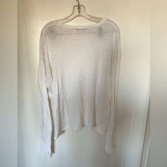 Every Other Thursday Men’s White Long Sleeve Shirt Casual Lightweight USA M - Picture 6 of 6